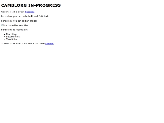 index screenshot