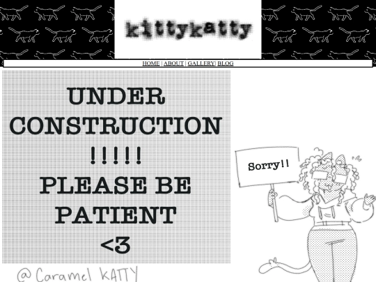 Blog screenshot
