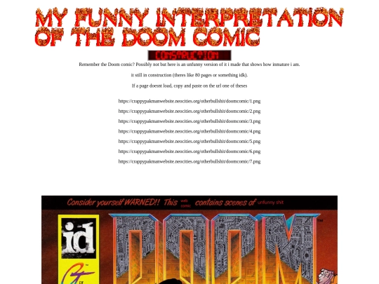 otherbullshit/doomcomic/inmaturecomic screenshot