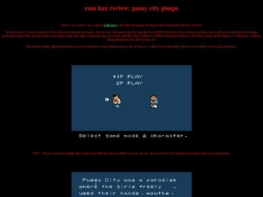 otherbullshit/romhacks/pussycitypimps/pussycitypimps screenshot
