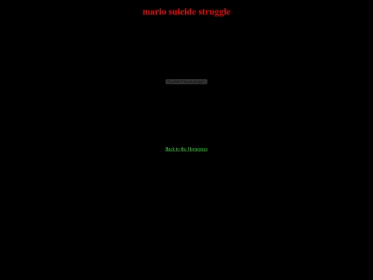 otherbullshit/stolenanimations/mariosuicidestruggle screenshot