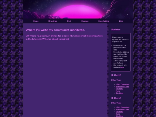musings screenshot