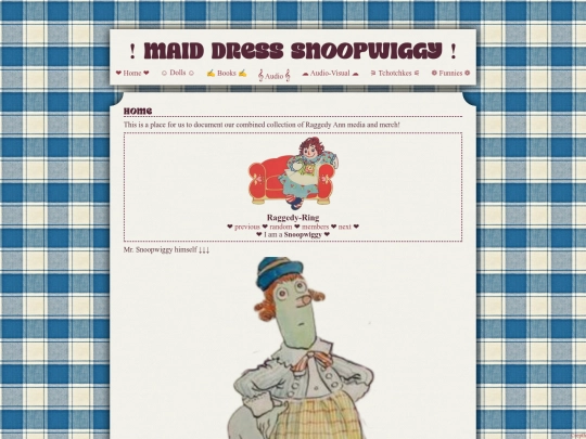 MaidDressSnoopwiggy/Raggedy-Ann-Collection screenshot