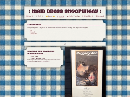 MaidDressSnoopwiggy/Tchotchkes-Collection screenshot