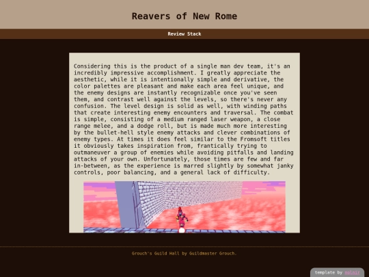 reaversofnewrome screenshot