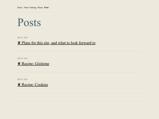 posts screenshot