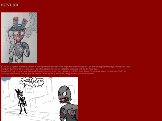 characterpage/KEVLAR screenshot