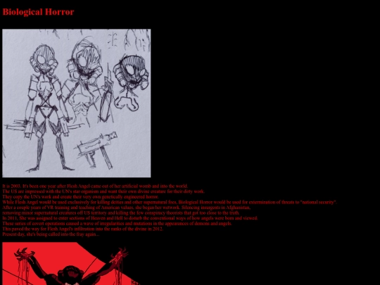 characterpage/biologicalhorror screenshot