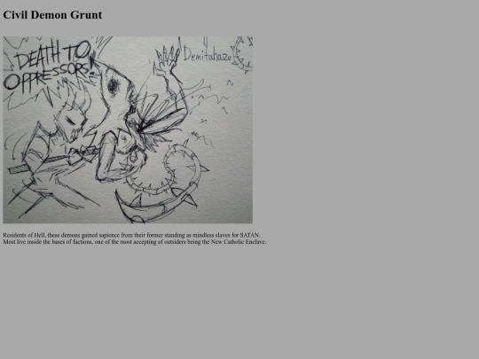 characterpage/demongruntcivil screenshot