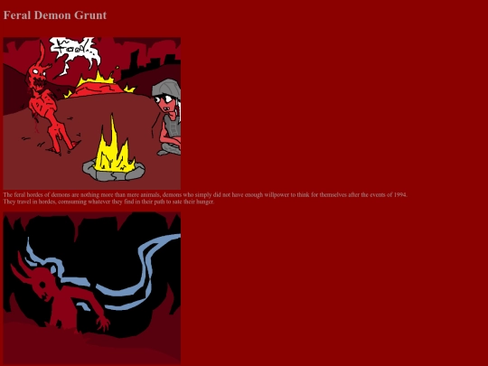 characterpage/demongruntferal screenshot