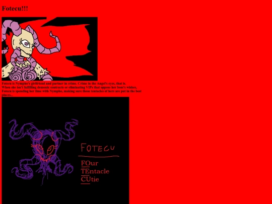 characterpage/fotecu screenshot