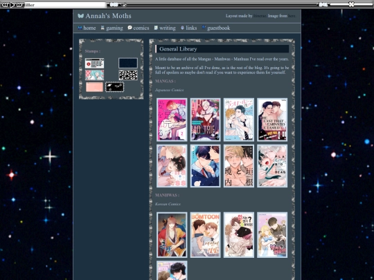 Comics screenshot