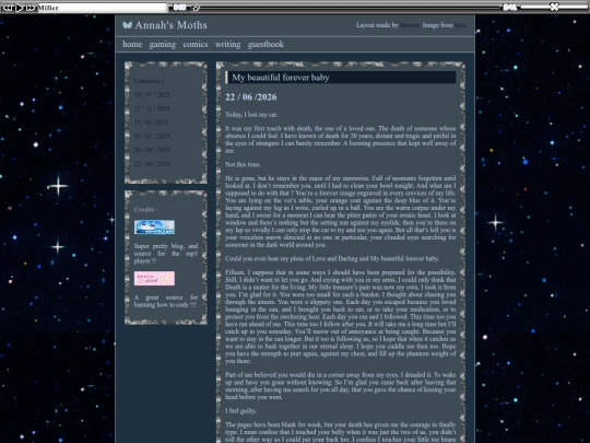 Writings screenshot