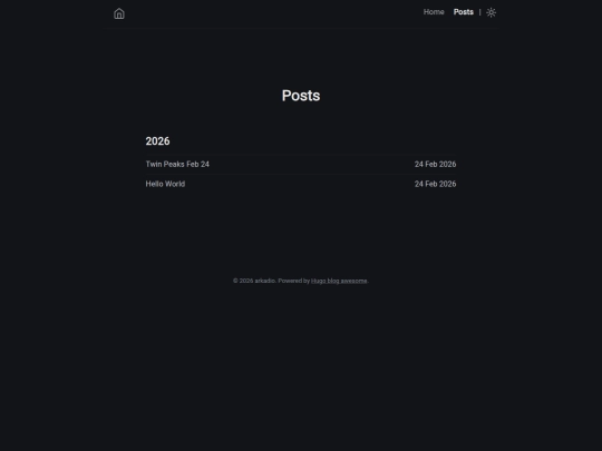 posts screenshot