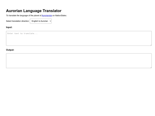 translator screenshot