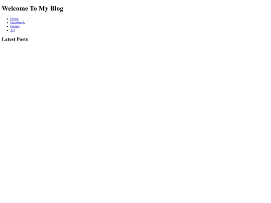 Ghostland/blog screenshot