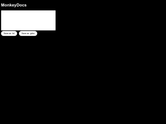 MonkeyDocs screenshot