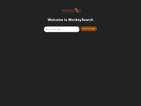 MonkeySearch screenshot