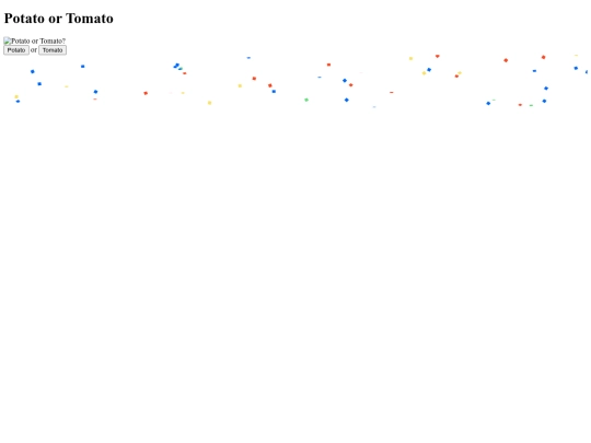 TheUselessWebArchive/potatoortomato screenshot