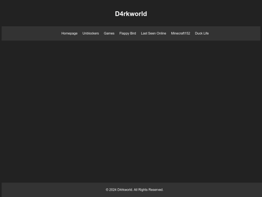 d4rkworld/games screenshot