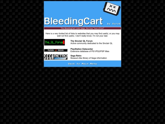 links screenshot