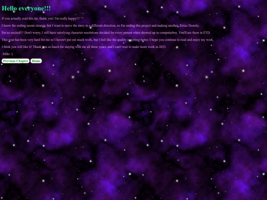 chapters/letter screenshot