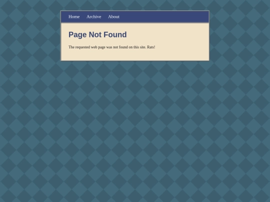 not_found screenshot