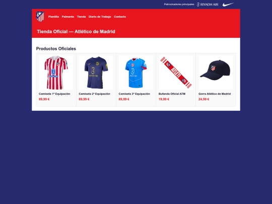 Tienda screenshot