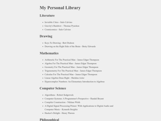 library screenshot