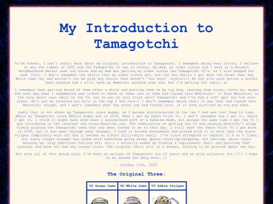IntroductionToTamagotchi/Introduction screenshot