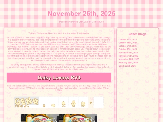 November 26th 2025 Blog/11.26.2025 screenshot