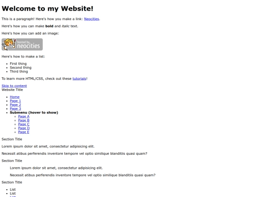 index screenshot
