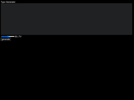 typogenerator screenshot