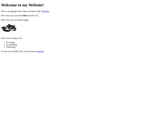 index screenshot