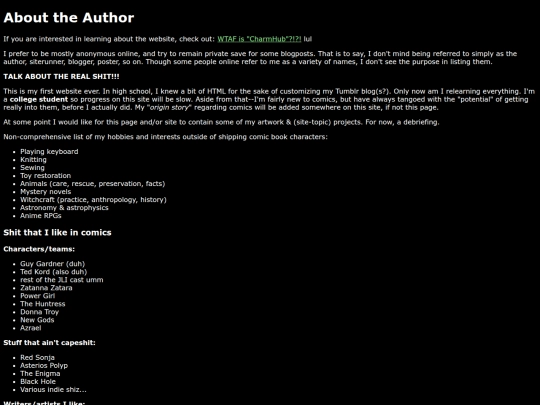 author screenshot