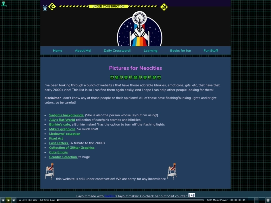 Learning_pages/Blinkies screenshot