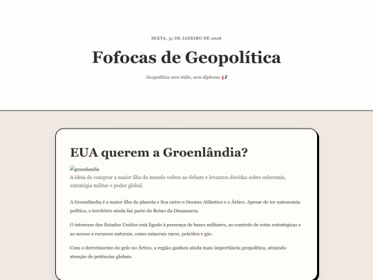 fofocas de geopolitica/groenlandia-noticias screenshot