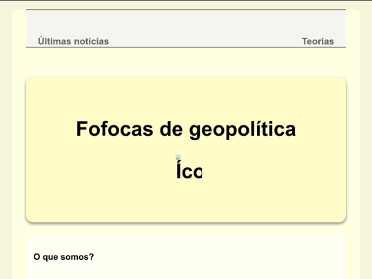 fofocas de geopolitica/inicio screenshot