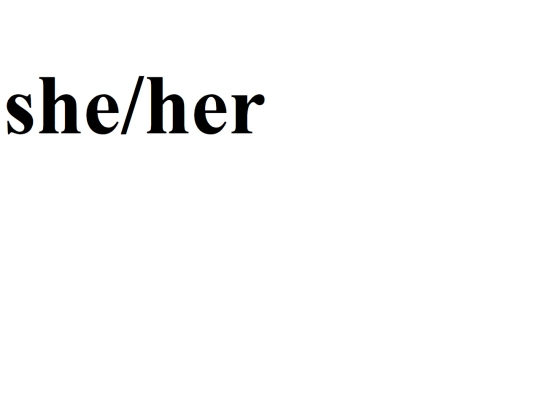 pronouns screenshot