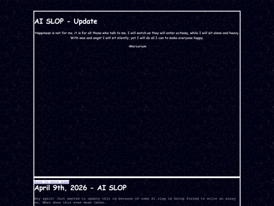 blog screenshot