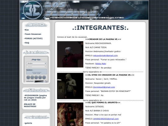 Integrantes screenshot