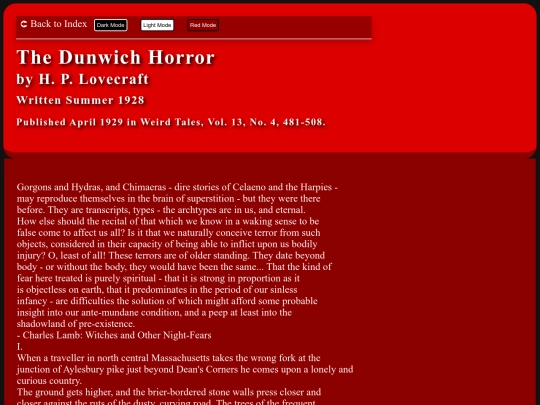Site0Lovecraft/Stories/003 screenshot