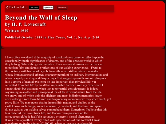 Site0Lovecraft/Stories/006 screenshot