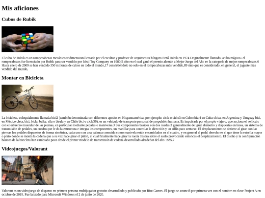 ejercicios/aficiones/aficiones screenshot