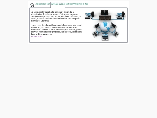 ejercicios/asignaturas/serviciosenred screenshot