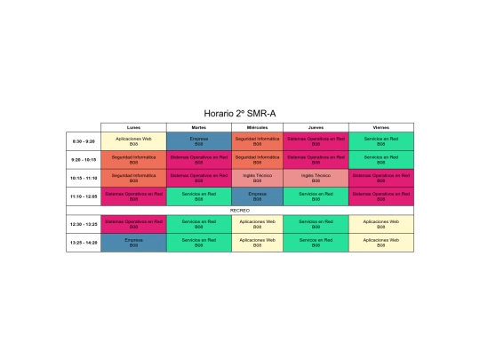 ejercicios/horario/horario screenshot