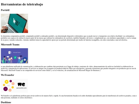 ejercicios/teletrabajo/teletrabajo screenshot