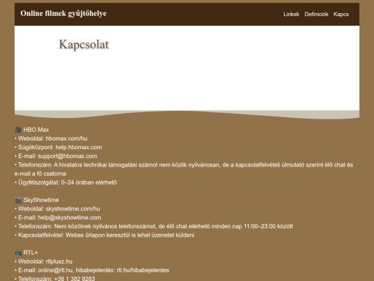 contact screenshot