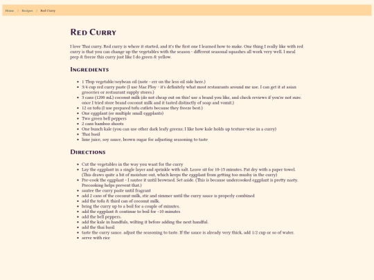 recipes/red_curry screenshot