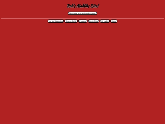 MadLibGame/MadLibHome screenshot